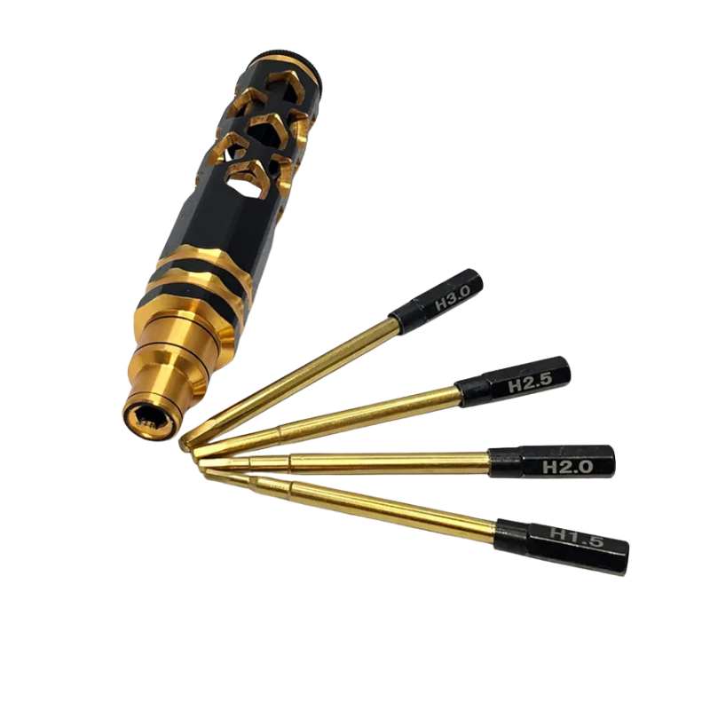 Hex Screwdriver Set – 1.5mm, 2.0mm, 2.5mm, 3.0mm for FPV & RC Models