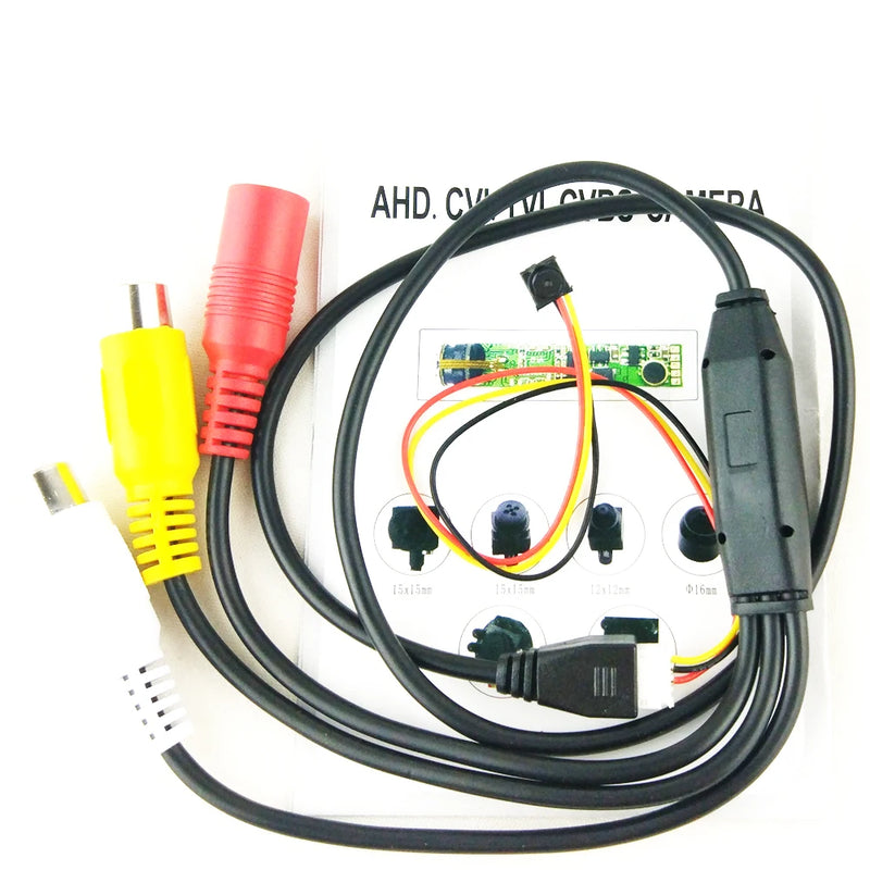 FPV Mini Camera – 5×5mm, 700TVL, 3.6mm Lens, with Mic