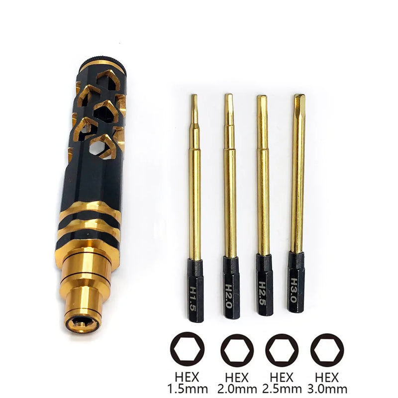 Hex Screwdriver Set – 1.5mm, 2.0mm, 2.5mm, 3.0mm for FPV & RC Models