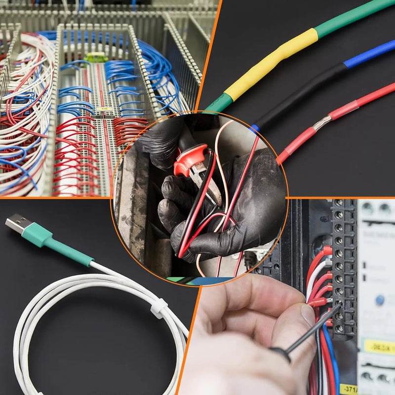 Heat Shrink Tubing Set – 560/580PCS, Multi-Colour, 11 Sizes, EVA