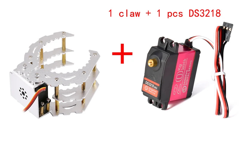 160mm/170mm 1 Dof Metal Robot Arm Gripper Mechanical Claw Clamp Servo MG996 Black/Silver Robotic Claw For Arduino Robot DIY Kit