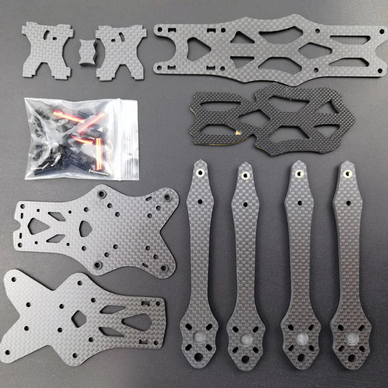 FPV Frame Kit – 5" 225mm Carbon Fiber, 5.5mm Arms for APEX