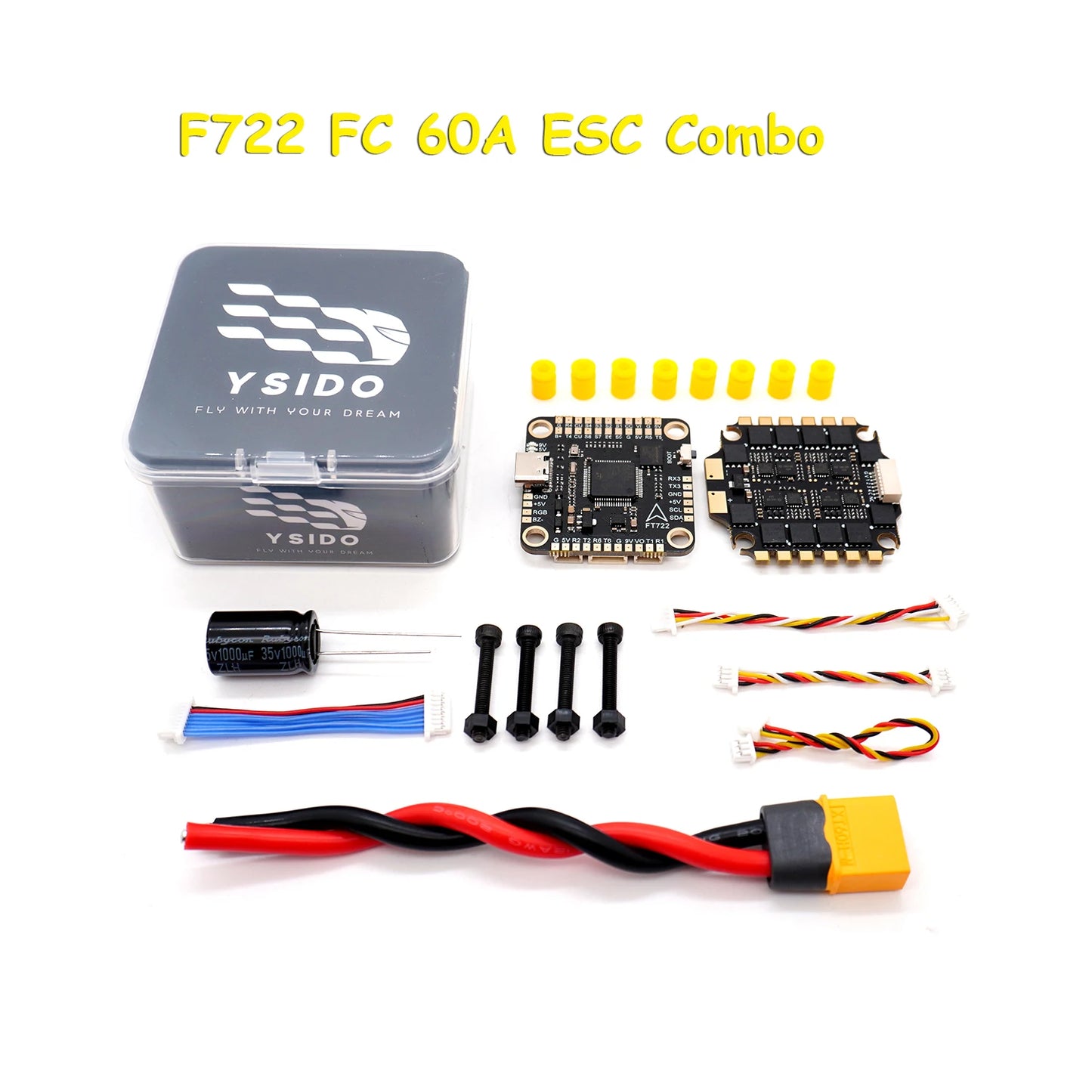 F405 V3 F722 Flight Controller BLS 4-in-1 60A 80A ESC 2-6S Lipo Stack/Flytower for Remote Control FPV Racing Drone Quadcopter