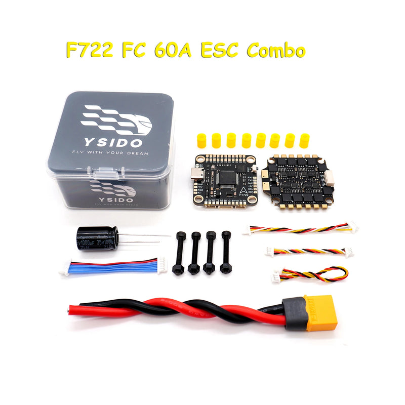 F405 V3 F722 Flight Controller BLS 4-in-1 60A 80A ESC 2-6S Lipo Stack/Flytower for Remote Control FPV Racing Drone Quadcopter