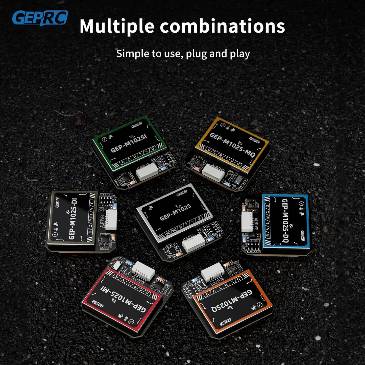 GEPRC GEP-M1025 Series GPS Module M10050 Chip Multi Satellite Magnetometer Barometer Farad Capacitor Accurate for FPV Drone