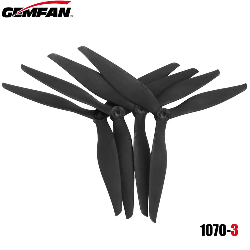 Gemfan 10×7×3 Propeller – 10" 3-Blade Glass Fiber Nylon for FPV