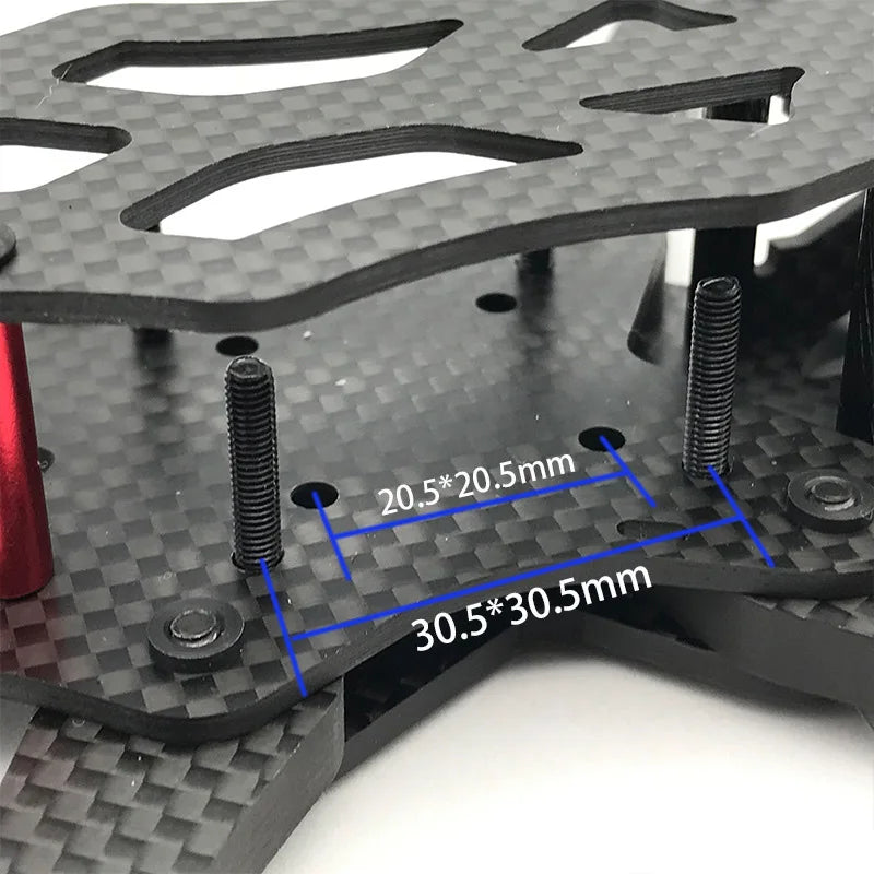 FPV Frame Kit – 5" 225mm Carbon Fiber, 5.5mm Arms for APEX