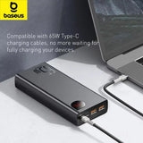Baseus 65W Power Bank – 20000mAh PD QC 3.0, 22.5W Output
