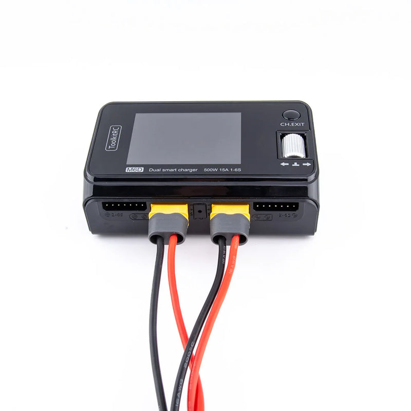 ToolkitRC M6D – 500W 15A Dual Channel Smart Charger/Discharger