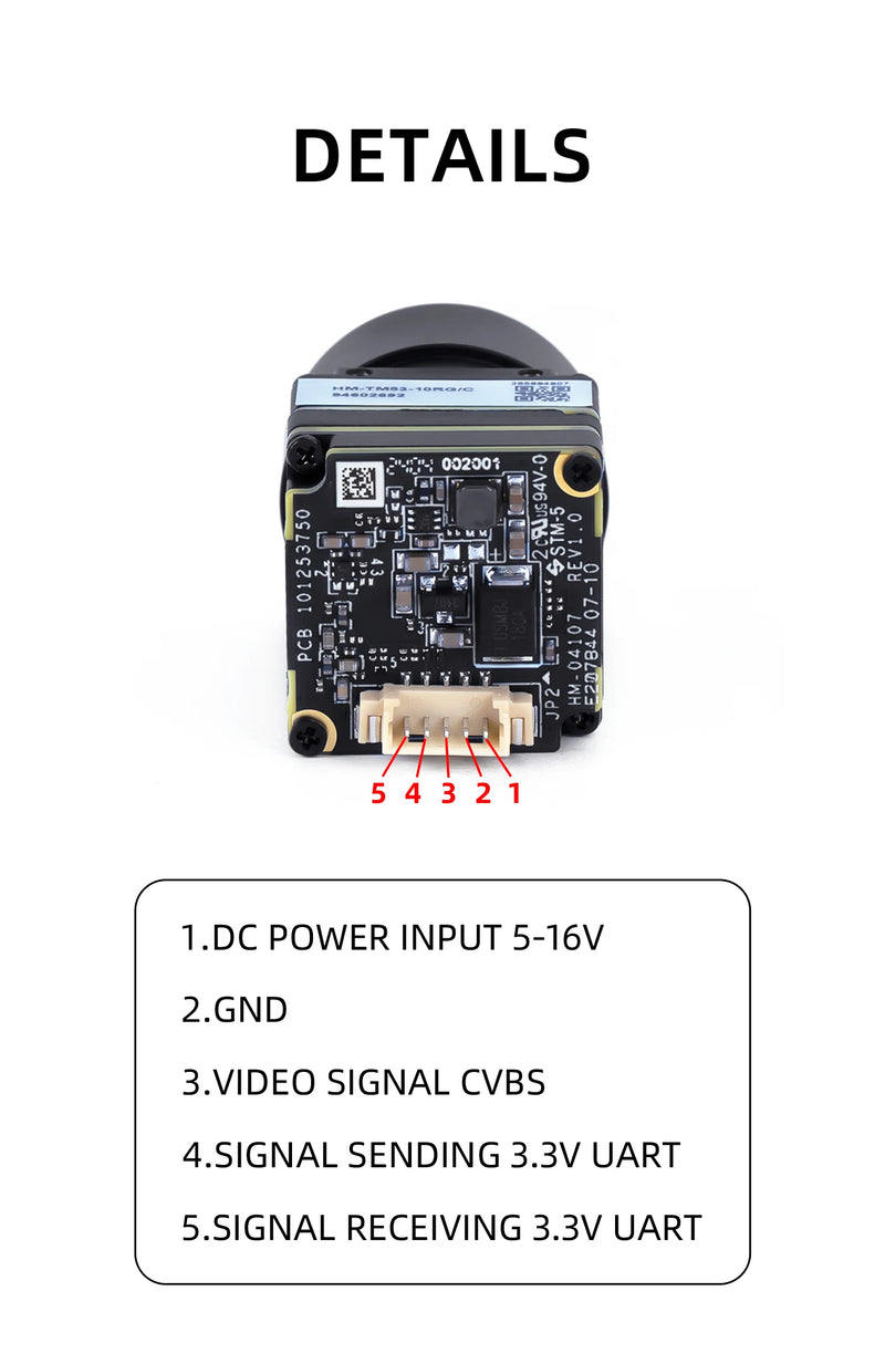Axisflying New High Resolution Thermal Camera for FPV Drone Camera 640*512 OEM Mini Series CVBS Analog Interface Camera Module