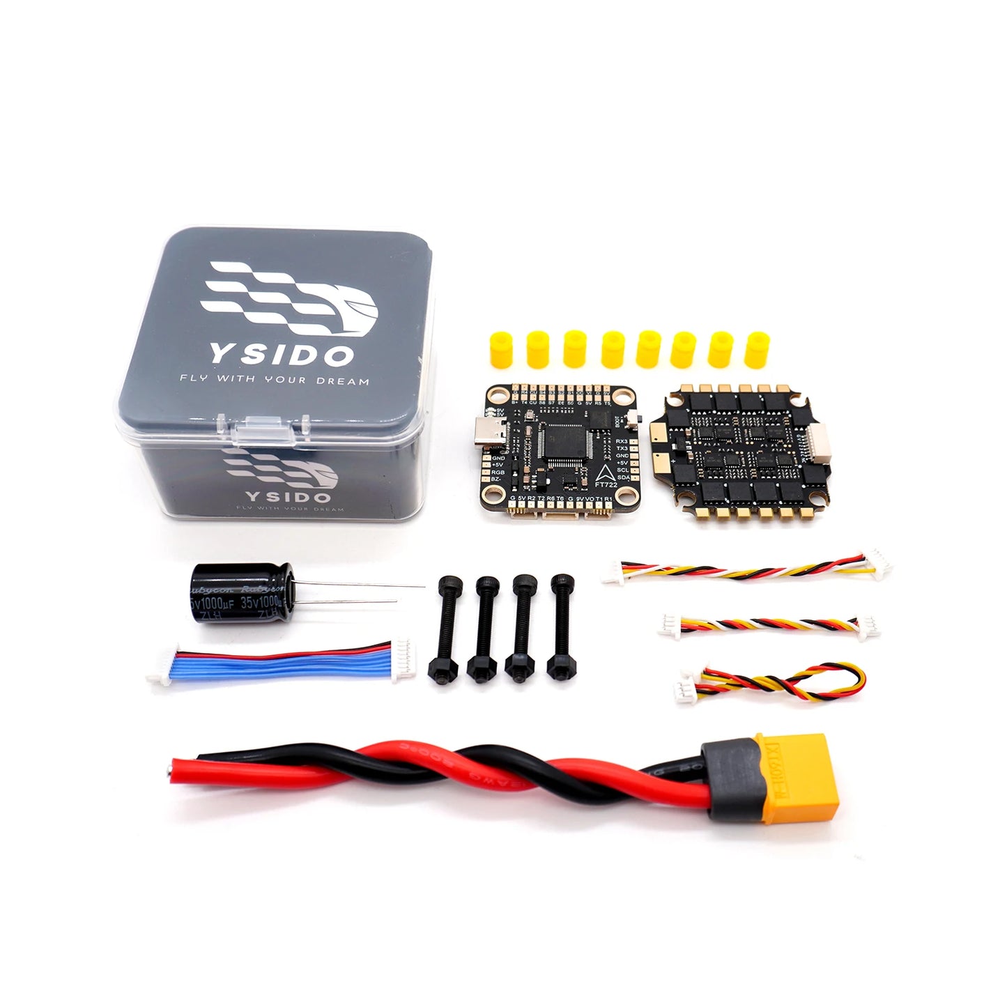 F405 V3 F722 Flight Controller BLS 4-in-1 60A 80A ESC 2-6S Lipo Stack/Flytower for Remote Control FPV Racing Drone Quadcopter