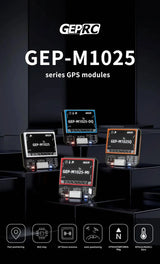 GEPRC GEP-M1025 Series GPS Module M10050 Chip Multi Satellite Magnetometer Barometer Farad Capacitor Accurate for FPV Drone