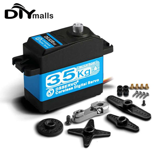 Coreless Servo 35Kg Ds3235 High Speed Servo Pro  270 Degree Digital And Stainless Steel Gear Servo Waterproof for Robotic Car
