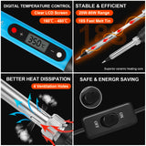 Digital Soldering Iron Kit – 80W Adjustable LCD, Tips & Solder Included