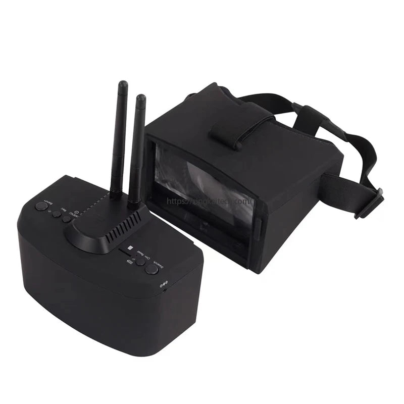 FPV Goggles – 5" 800×480, 5.8G 40CH, Auto-Search, Built-in Battery
